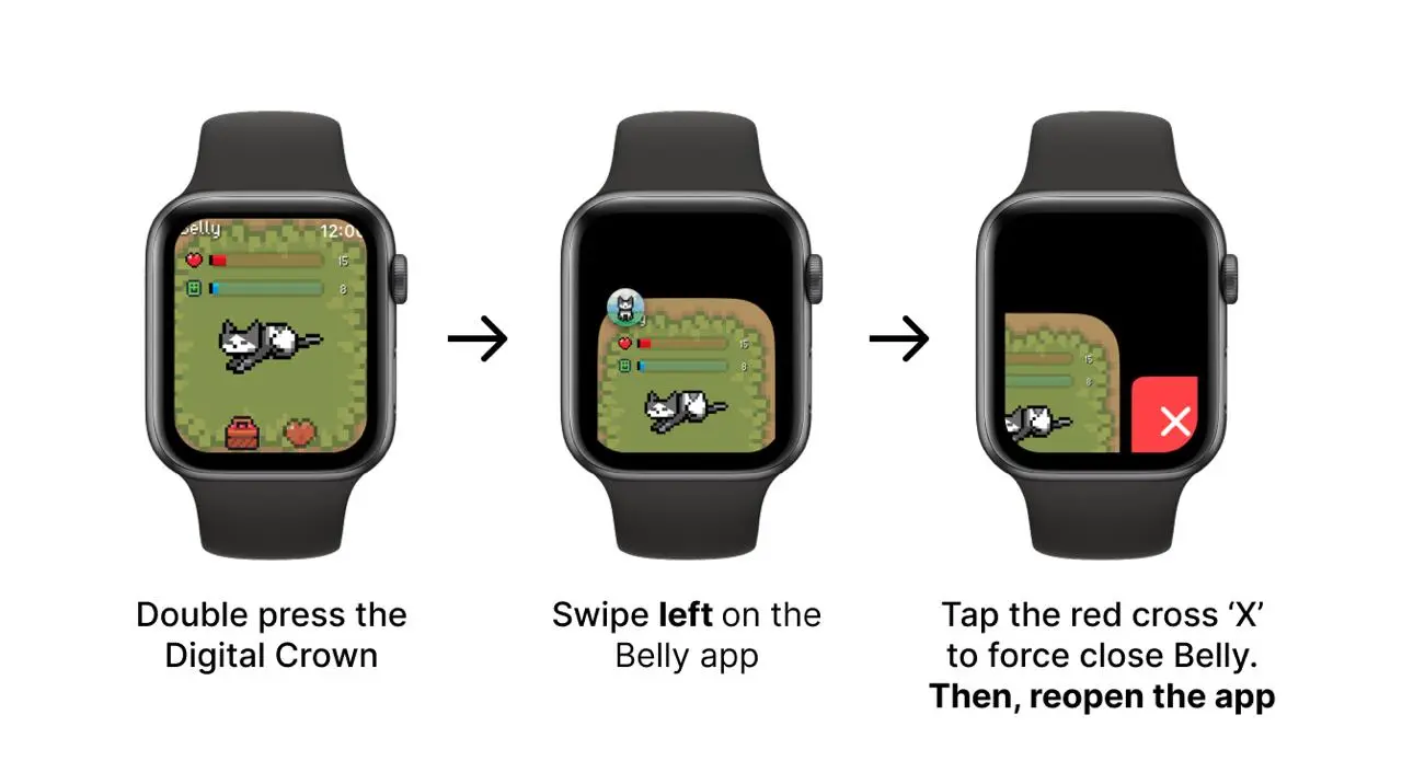 How to force close an app on Apple Watch
